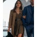 Aubrey Plaza Operation Fortune Ruse de guerre Cotton Coat